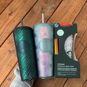 NEW Starbucks Reusable Cold Cups Bundle